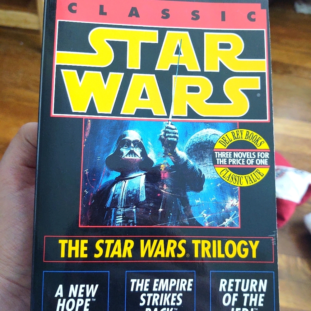 Star wars trilogy all-in-one book.